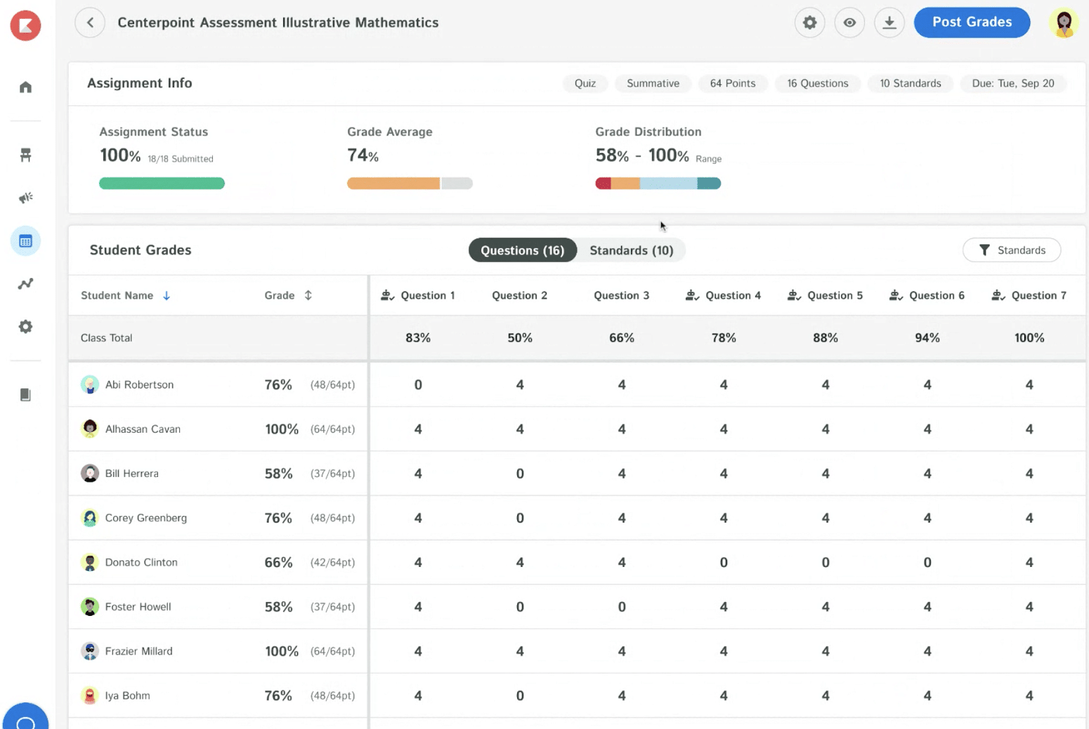 Inform small group instruction with Kiddom’s Assignment View